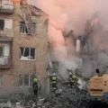 European leaders outraged after Russian strikes kill 21 and damage EU's HQ