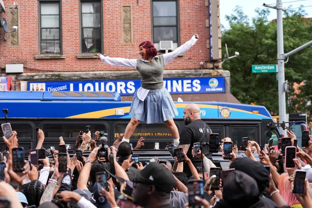 Cardi B AM I THE DRAMA? album pop-up in New York