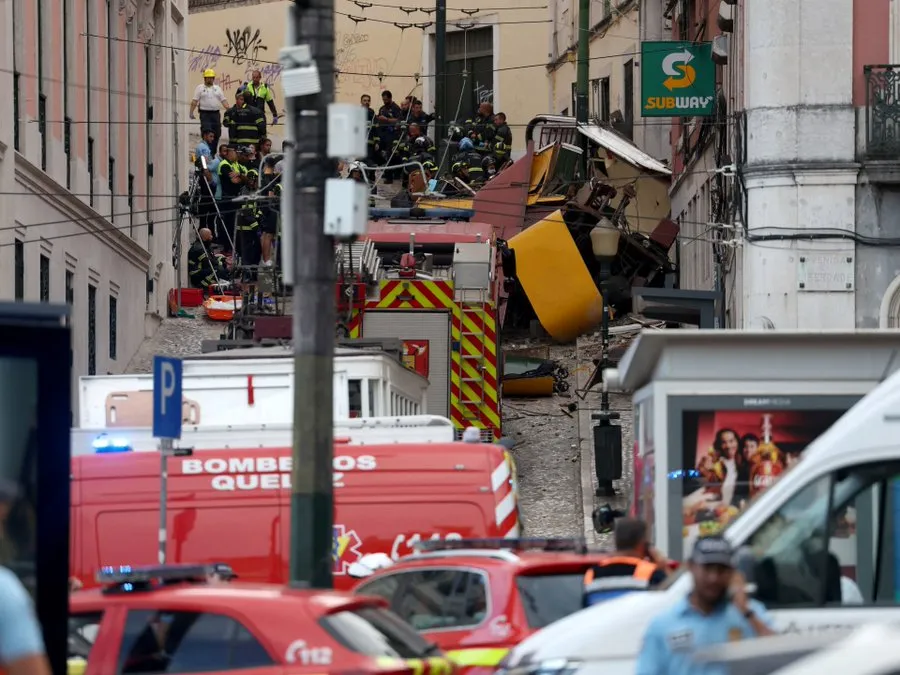 Lisbon Streetcar Derails, Leaving 15 Dead and 18 Injured