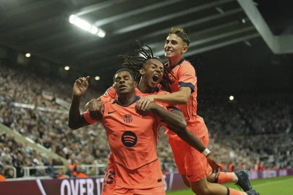 Marcus Rashford Scores First Champions League Goals for Barcelona at St James Park 1 Marcus Rashford Scores First Champions League Goals for Barcelona at St James’ Park