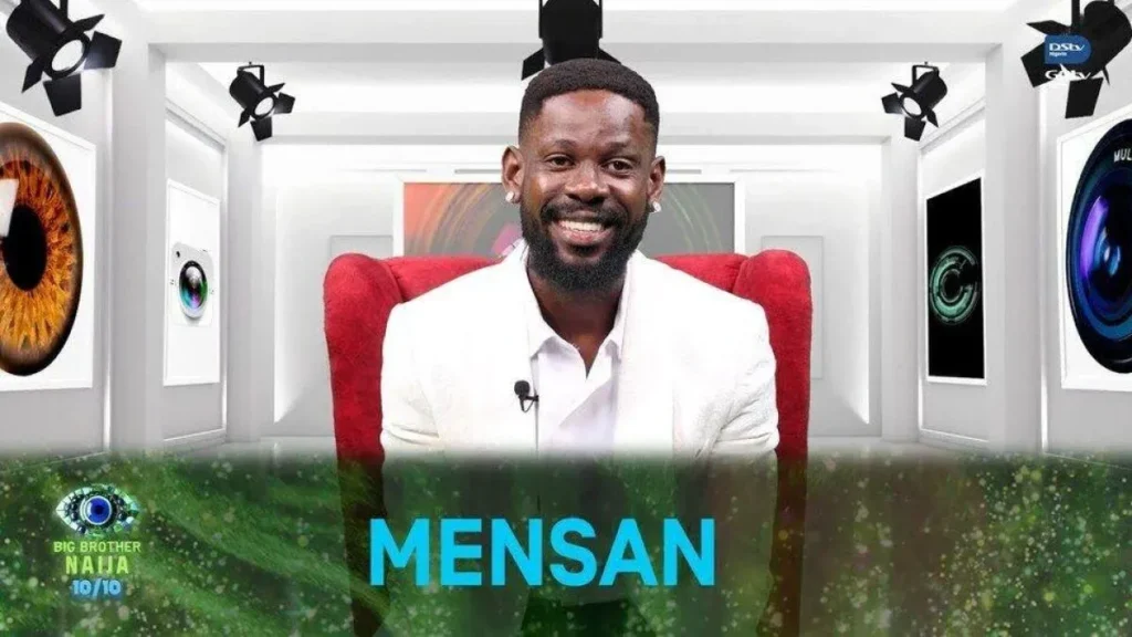 BBNaija 2025: Mensan Crowned Most Influential Player Earns Spot in Grand Finale 6 BBNaija 2025: Mensan Crowned Most Influential Player Earns Spot in Grand Finale
