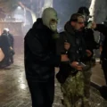 Police Use Water Cannon on Georgia Protesters Near Presidential Palace 4 Police Use Water Cannon on Georgia Protesters Near Presidential Palace