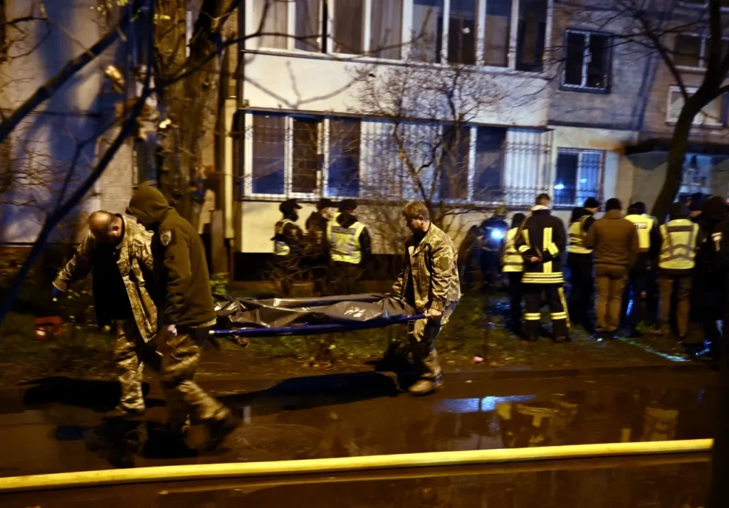 Russian Missile and Drone Barrage Kills Two Civilians and Injures Six in Kyiv, Striking Residential High-Rises and Energy Facilities