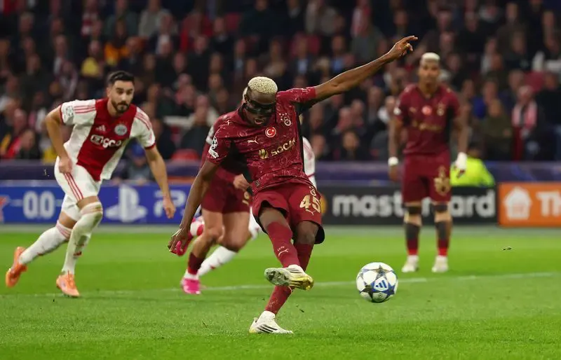 Victor Osimhen Delivers First Champions League Hat-Trick as Galatasaray Crush Ajax 2 First Champions League hat trick for Osimhen1