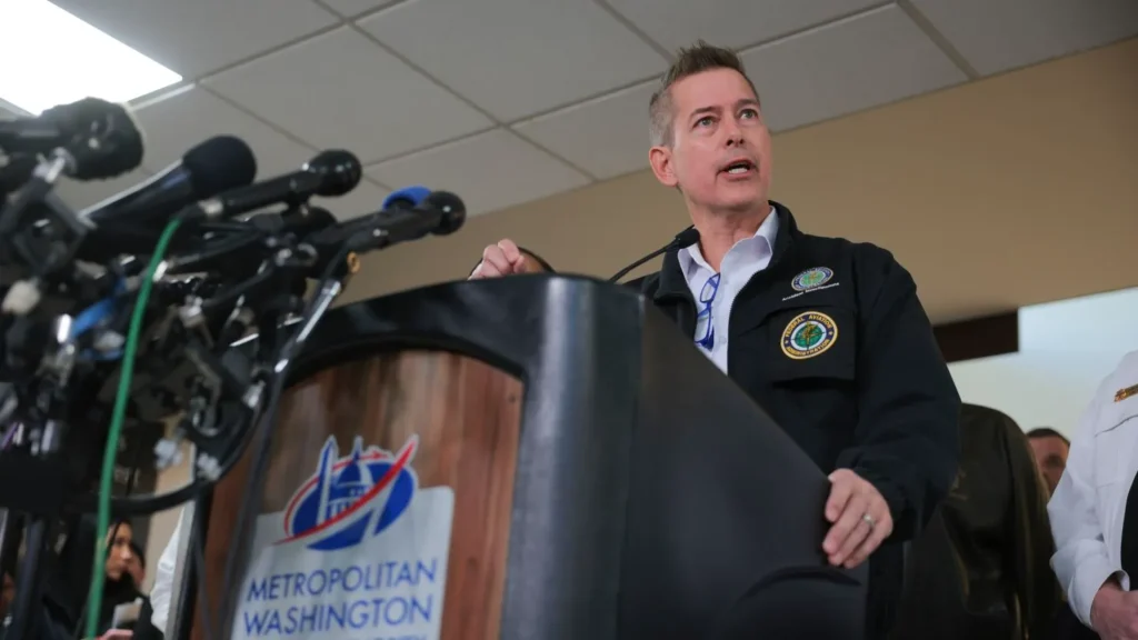 Secretary of Transportation Duffy speaks from top travel hub as airlines face cancellations 1 Secretary of Transportation Duffy speaks from top travel hub as airlines face cancellations