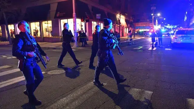 Manhunt Underway After Brown University Shooting Leaves Two Dead, Eight Wounded 2 Manhunt for gunman after 2 killed 8 wounded at Brown University