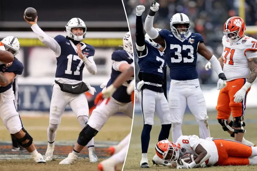 Penn State Defeats Clemson 22-10 in 2025 Pinstripe Bowl at Snowy Yankee Stadium 1 Penn State beats Clemson in sloppy Pinstripe Bowl in fitting end to 2025 for both schools