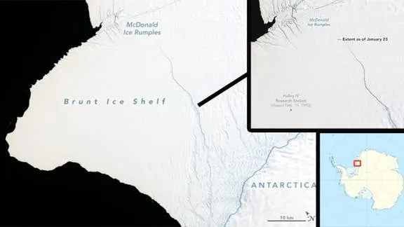 Historic Reagan-Era Megaberg A23a Faces Final Disintegration 1 A massive iceberg dating back to the Ronald Reagan presidency could fully disintegrate within weeks as melting accelerates in warmer waters.1