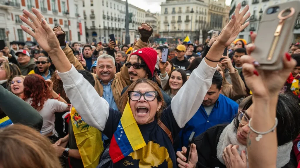 Global Celebrations Erupt Across Major Cities Following US Capture of Nicolás Maduro in Venezuela