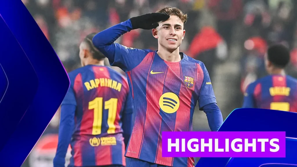Fermin Lopez Double Powers Barca Comeback in Prague