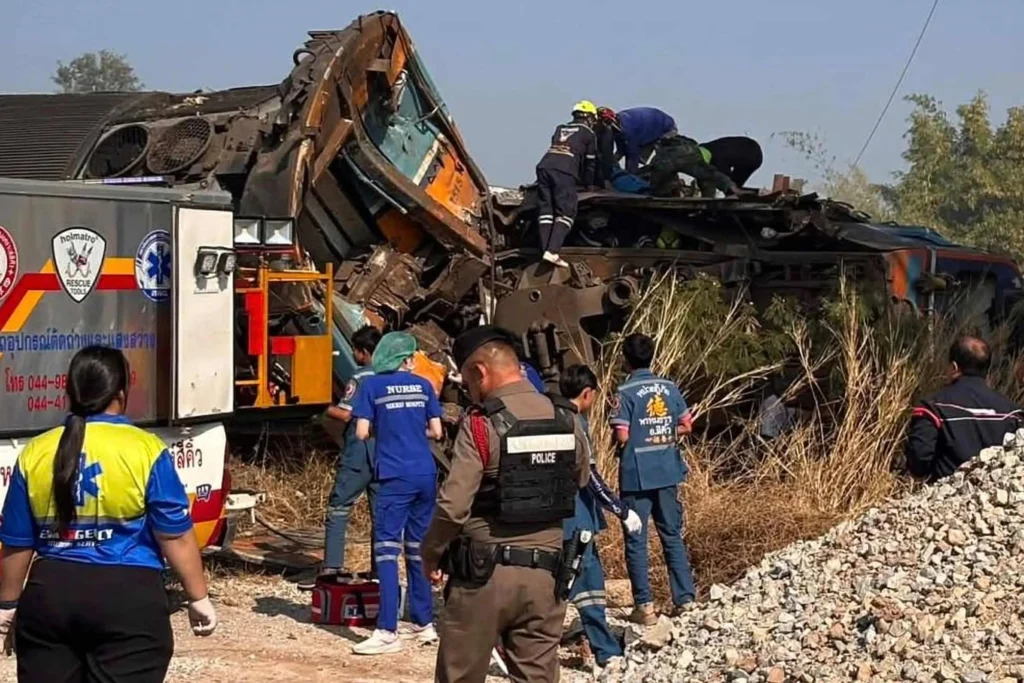 Crane Collapse on Thailand Train Kills At Least 22
