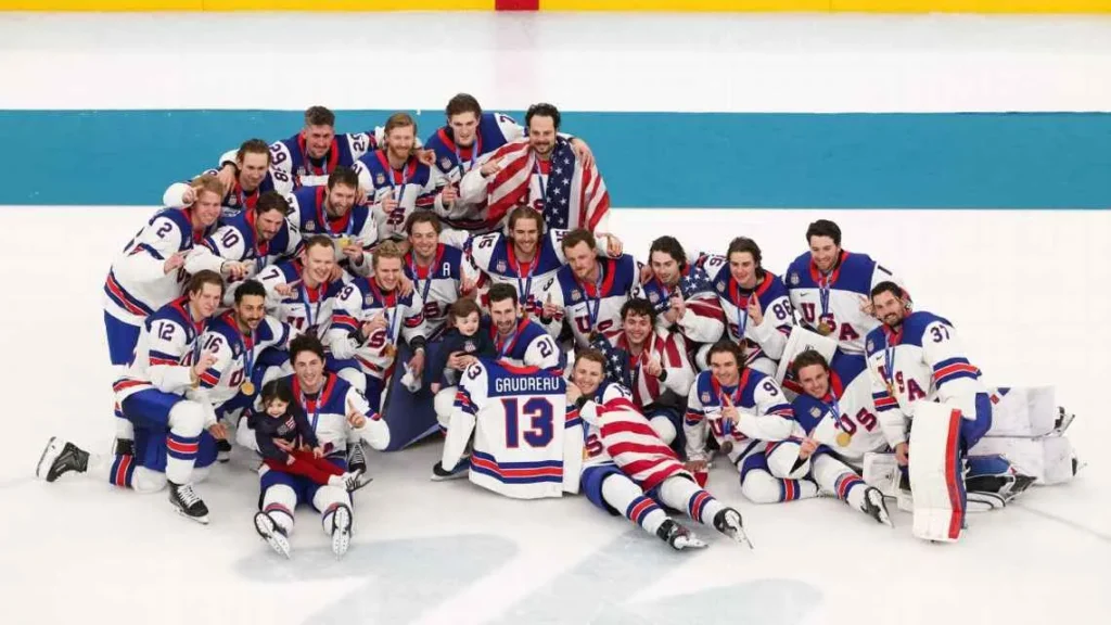 Team USA Honors Johnny Gaudreau with Olympic Gold 1 Team USA Honors Johnny Gaudreau with Olympic Gold