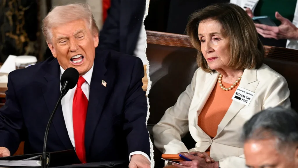 Trump Targets Pelosi Over Stock Trading in SOTU Address 1 Trump Targets Pelosi Over Stock Trading in SOTU Address