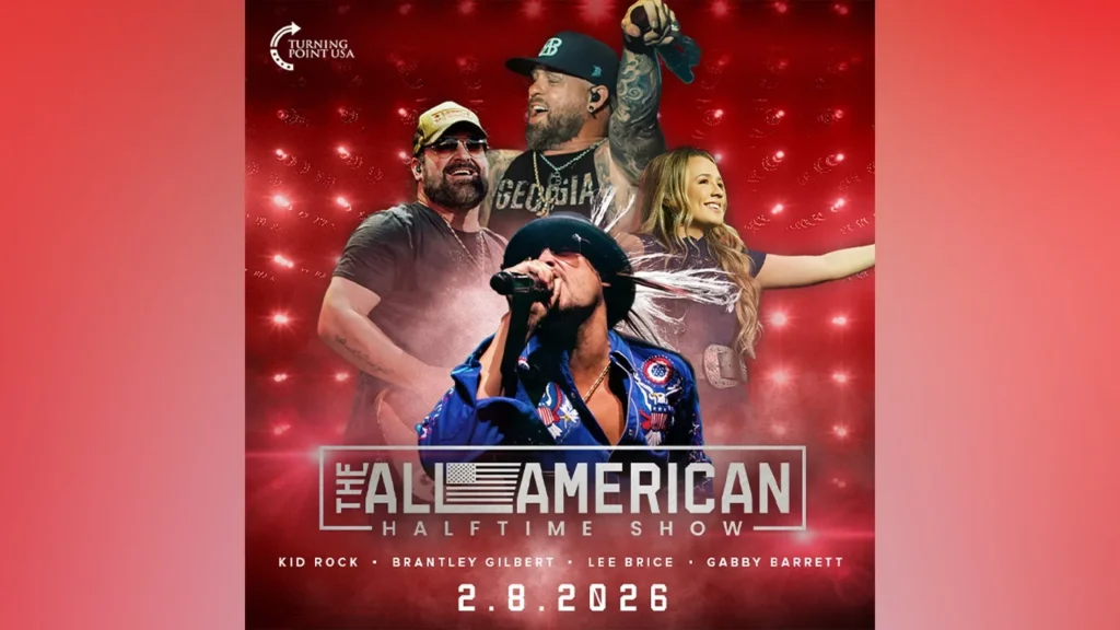 Kid Rock to Headline TPUSA's "All-American" Super Bowl Counter-Show