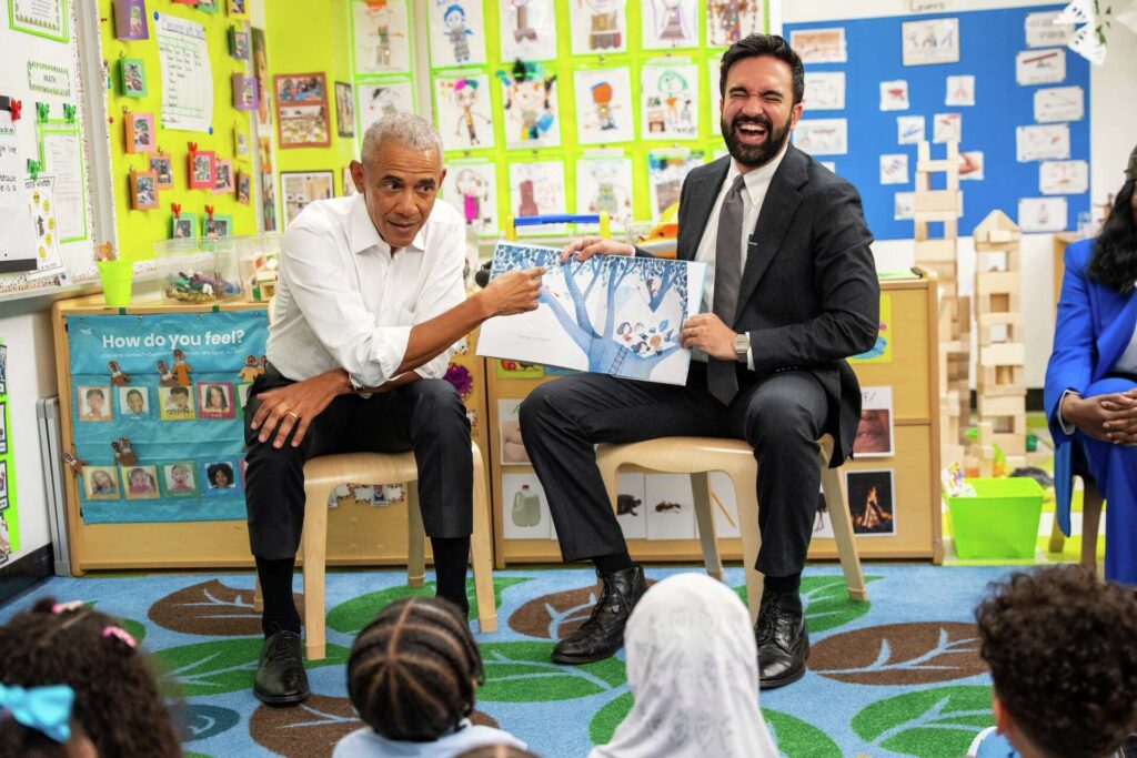 Obama Meets NYC Mayor Mamdani at Bronx Childcare Center