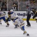 Bowen Byram Leads Sabres’ First Period Surge vs. Bruins