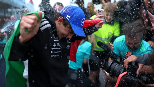 Headline: Antonelli Wins Canadian GP After Intense Battle Ends in Russell DNF 1 Headline: Antonelli Wins Canadian GP After Intense Battle Ends in Russell DNF
