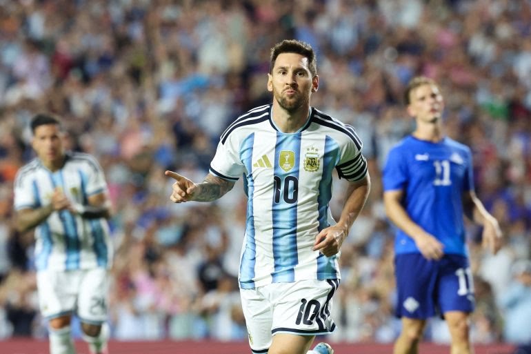 Messi comes off the bench to score in Argentina’s final World Cup warm-up 7 Messi comes off the bench to score in Argentina’s final World Cup warm-up
