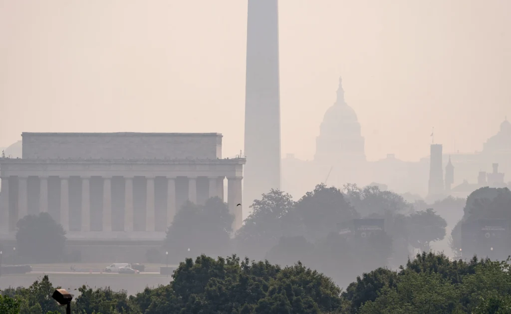 Trump threatens Canada over wildfire smoke choking U.S. cities