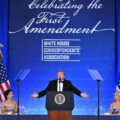 Trump Speaks at Rescheduled White House Press Gala