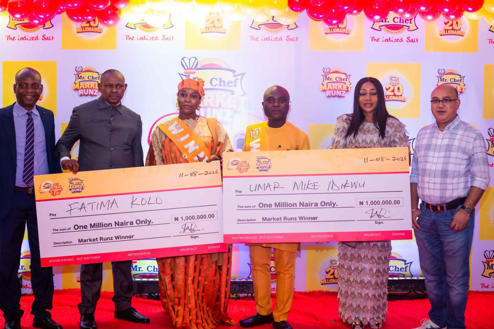 Royal Salt Rewards Over 520 Nigerians in Mr. Chef Market Runz Campaign