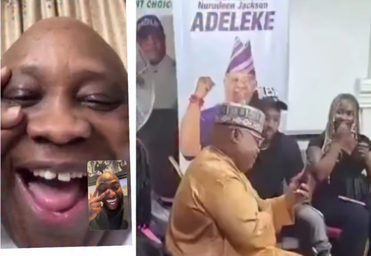 Adeleke Gets Emotional During Congratulatory Call From Davido